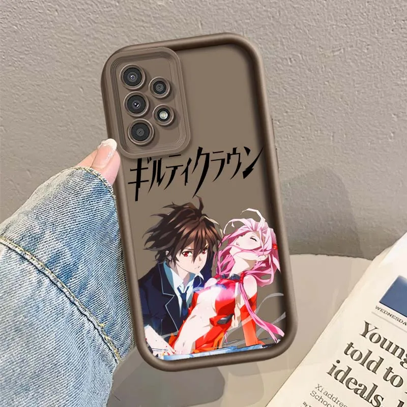 Funda con Logo de Anime Guilty Crown para Samsung Galaxy A04E A04 A04S A05 A06 A10S A11 A12 A13 A14 A15 A16, funda de teléfono con escalera ocular - imagen 5