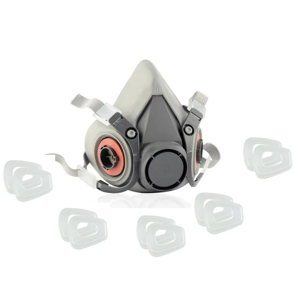 Mascarilla respiradora de cara completa de vapor orgánico, mascarilla de Gas, pintura, pesticida, formaldehído químico, protección profesional respiratoria - imagen 4
