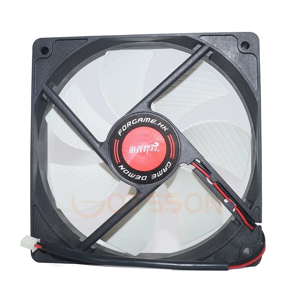 Ventilador de caja de alimentación de 12CM 12025 120*120*25MM 120MM ventilador de refrigeración DC 12V HKC ventilador FORGAME.HK - imagen 5