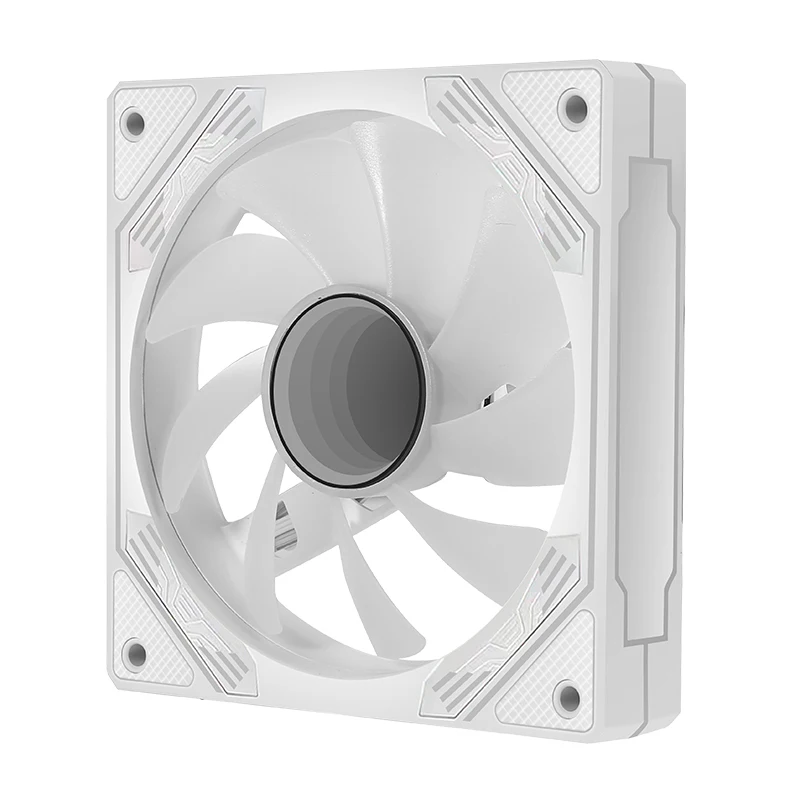 Ventilador ARGB de 120mm, ventilador con cubierta de ordenador, ventilador de refrigeración de CPU PWM de 4 pines, ventilador RGB silencioso de 5v3 pines, sincronización de luz divina, accesorios para pc - imagen 4