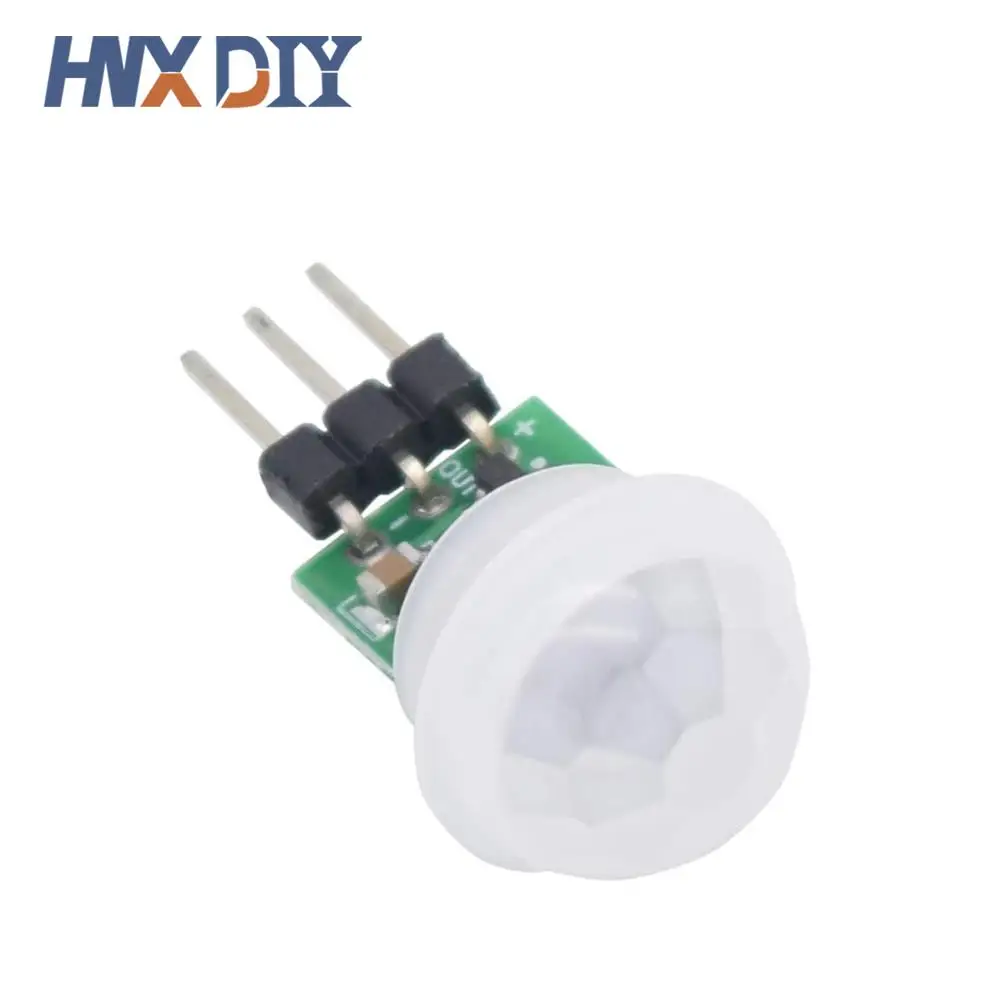 1-10 Uds Mini IR piroeléctrico infrarrojo PIR Sensor de movimiento humano módulo Detector automático Sensor AM312 DC 2,7 a 12V - imagen 4