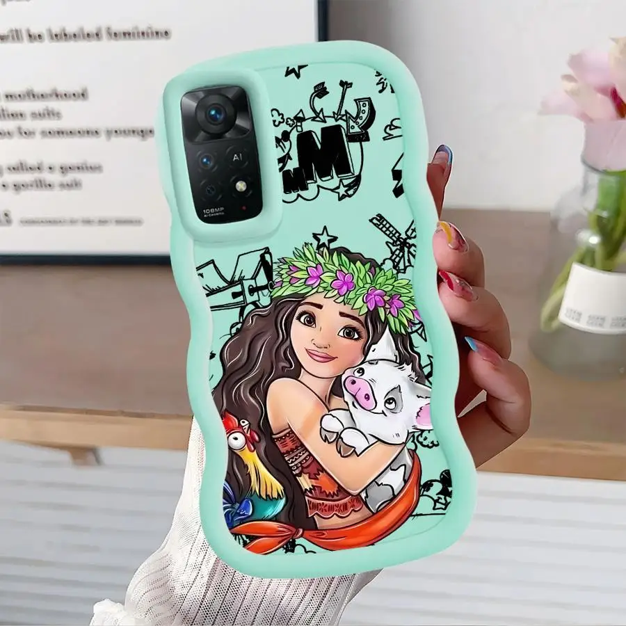 Funda de teléfono suave para Xiaomi Redmi Note 9S 10S 10 14 Pro 12 11 9 8 13 Pro Plus Disney Minnie Mickey lindo - imagen 4