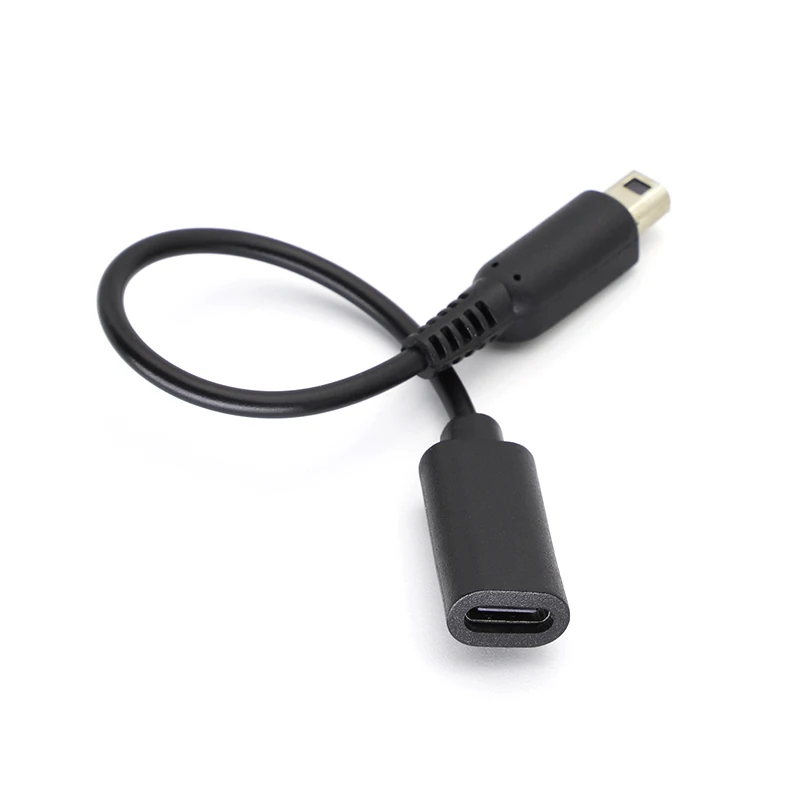 Cable cargador USB C tipo C para consola de juegos NDSI 3DS 2DS XL/LL, línea de alimentación de carga, 1/2/5 Uds. - imagen 3