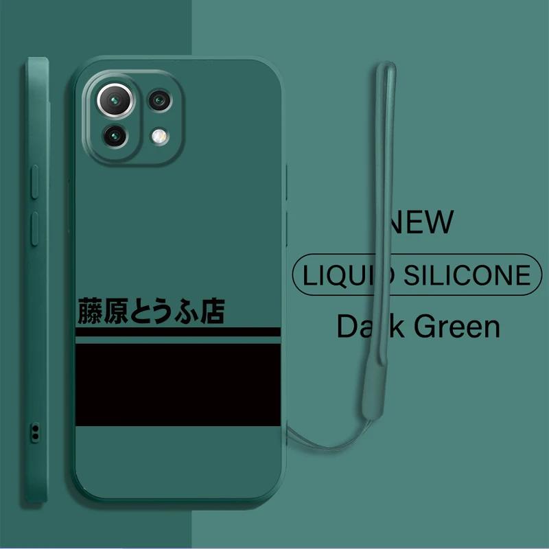 Funda de teléfono de cubierta suave para Xiaomi Poco F4 X3 NFC F5 F3 X4 X3 Pro Anime iniciales D coche - imagen 4