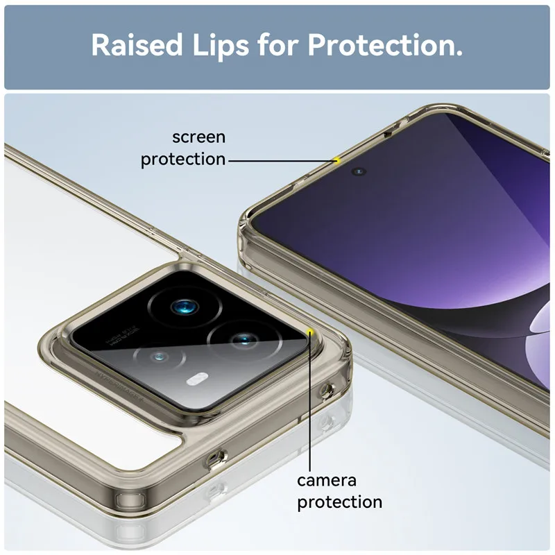 Para Realme GT7 Pro Funda de carreras cubierta TPU borde acrílico Backplane parachoques Fundas protectoras de teléfono en Realme GT 7 Pro Racing Funda - imagen 5