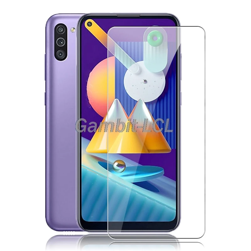 2 uds para Samsung Galaxy A01 Core A11 A12 A21 A21s A31 A41 A42 A51 A71 5G F41 M01 M01s M11 película protectora de pantalla de vidrio templado - imagen 2