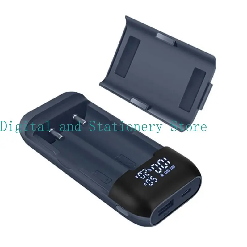 Y1UB Múltiples organizadores batería para 21700/20700/18700/18650 celdas con carga rápida y materiales ABS - imagen 2