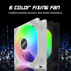 Ventilador PC 120mm RGB – Disipación Cíclica con Iluminación