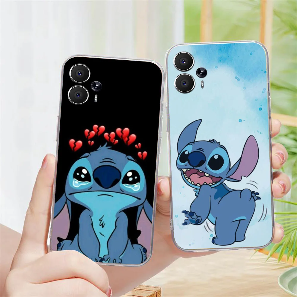 BD-68 We Love Stitch funda transparente para Moto G13 E6I E22 G82 G40 G10 G200 E22I E6S E30 G23 E40 Edge 20 S30 potencia de fusión - imagen 4