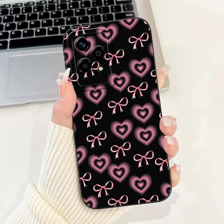 Para Honor 200 Lite 5G funda de LLY-NX1 funda de teléfono moda flor puesta de sol funda de silicona suave TPU parachoques para Honor 200Lite fundas - imagen 5