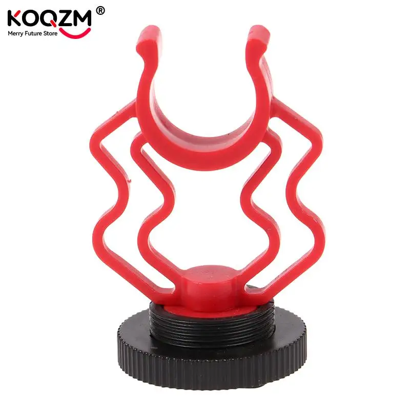 Adaptador de montaje de zapata de montaje de micrófono Universal, soporte de micrófono de plástico, reemplazo de montaje para micrófonos de entrevistas de vídeo