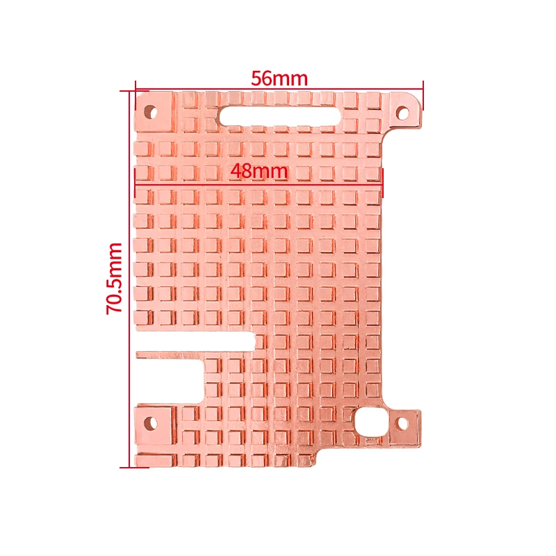 Raspberry Pi 4, disipador de calor puro de cobre, caja enfriadora, refrigeración pasiva para Raspberry Pi 4B - imagen 5