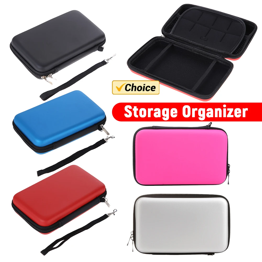 Estuche de transporte duro EVA para consola Nintendo 3DS XL LL, solución de almacenamiento portátil antiarañazos a prueba de golpes