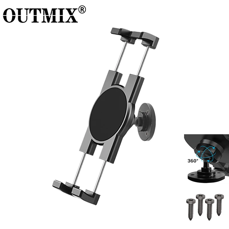 Soporte para tableta con rotación de 360 grados para iPad, soporte Universal montado en la pared de 4,7 a 16 pulgadas, soporte de aluminio para el hogar y la Oficina