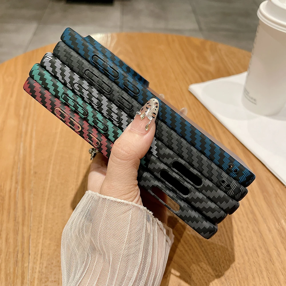 Para VIVO X200 ULtra funda dura de fibra de carbono delgada funda protectora trasera para VIVO X200 Pro Mini X200Ultra carcasa de teléfono - imagen 4