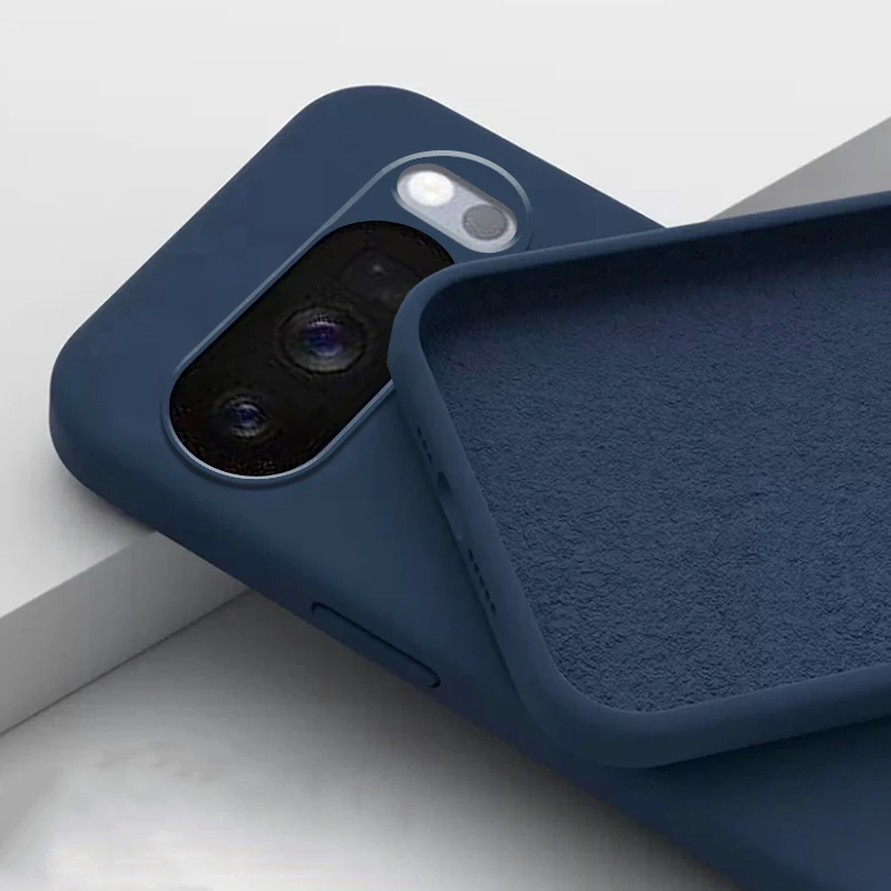 Para Google Pixel 10 funda de silicona líquida lisa anticaída Pixel 10 Pro CoverTPU funda protectora Google Pixel 10 Pro XL - imagen 3