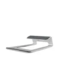 Silver laptop stand