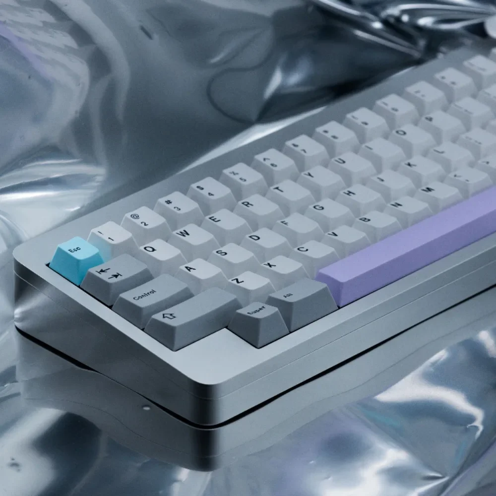 Kamilia-Teclado mecánico R2 GH60, Kit de aluminio con cable tipo C, Junta HotSwap personalizada de Metal 60%, Juegos de oficina WK teclado para/WKL/HHKB - imagen 2