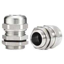 Prensaestopas de cobre niquelado M6-M20, impermeable y antiexplosivo