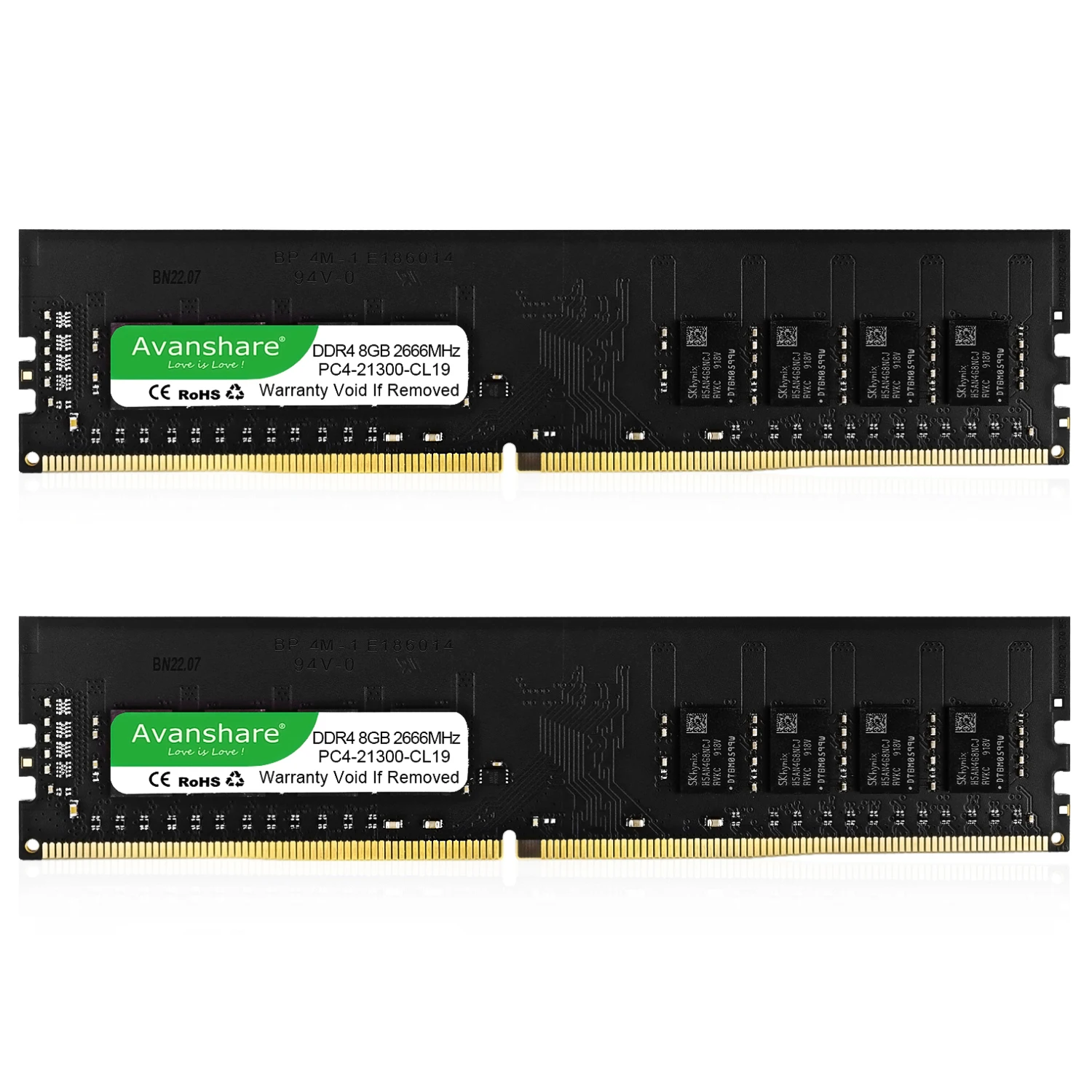 Avanshare 32GB 16GB 8GB DDR4 Memoria Ram 2400MHz 2666MHz 3200MHz DRAM PC DIMM computadora de escritorio para ventas al por mayor - imagen 3