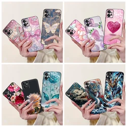 Funda silicona Motorola Moto G32 Bowknot Corazón antigolpes suave
