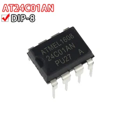 Chip EEPROM AT24C01–AT24C256 para almacenamiento de datos
