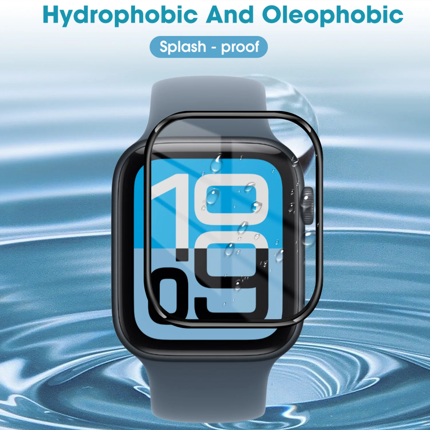 Película protectora de pantalla para reloj inteligente, no de vidrio para Apple Watch SE 3, 40mm, 44mm, películas de hidrogel suaves Ultra transparentes para iWatch SE3 - imagen 4