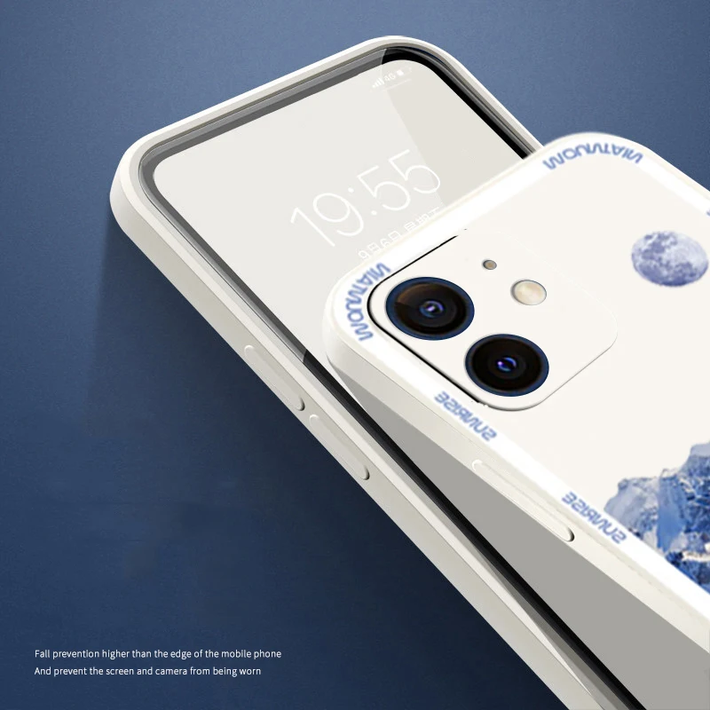 Funda de teléfono de silicona con paisaje de montaña y puesta de sol para Xiaomi Redmi Note 12 11 Pro Plus Turbo 5G 12 11S 10S 10 9S Redmi 10C 12C - imagen 5