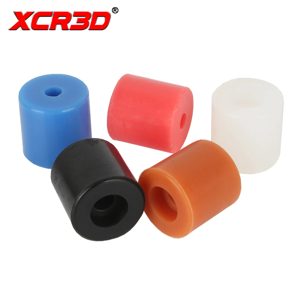 XCR-piezas de impresora 3D, 4 piezas, espaciador sólido de silicona de alta temperatura, columna niveladora de cama caliente para Creality Ender-3/3S/3Pro/3V2/CR-10