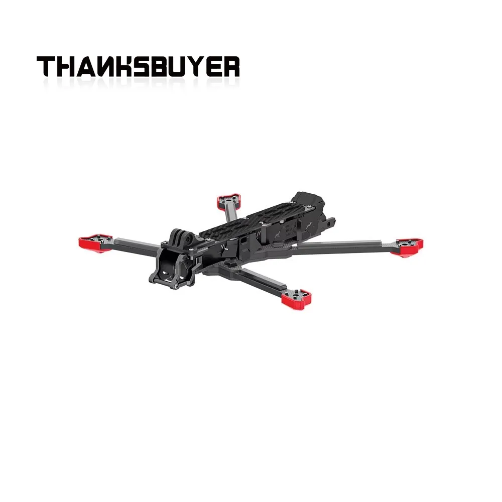 IFlight Chimera7 Pro V2 Simulador de Dron de carreras de largo alcance Kit de marco de fibra de carbono Compatible con DJI O4 Pro