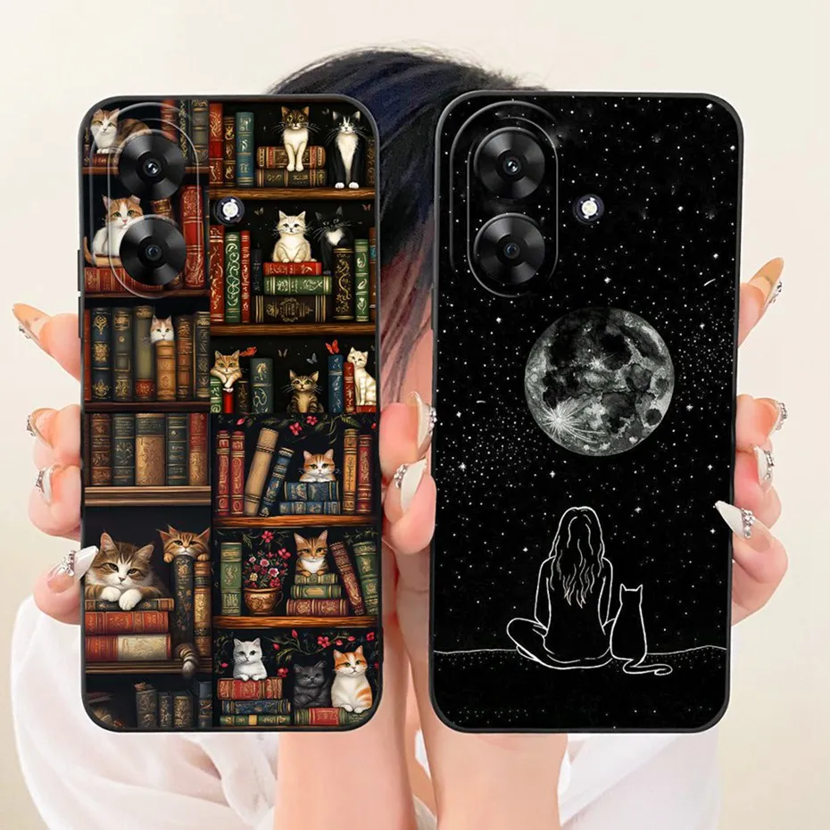 Nueva funda de teléfono de moda para Realme Note 60 60x fundas de silicona suave para Realme Note60 Note60X fundas a prueba de golpes parachoques - imagen 5