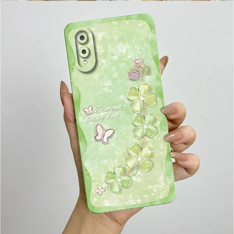 Para Samsung Galaxy A02 funda SM-A022F a prueba de golpes de silicona suave funda estética de lujo para Samsung A02 M 02 M02 M022F fundas de teléfono - imagen 2