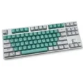 White Cyan 87 Keys