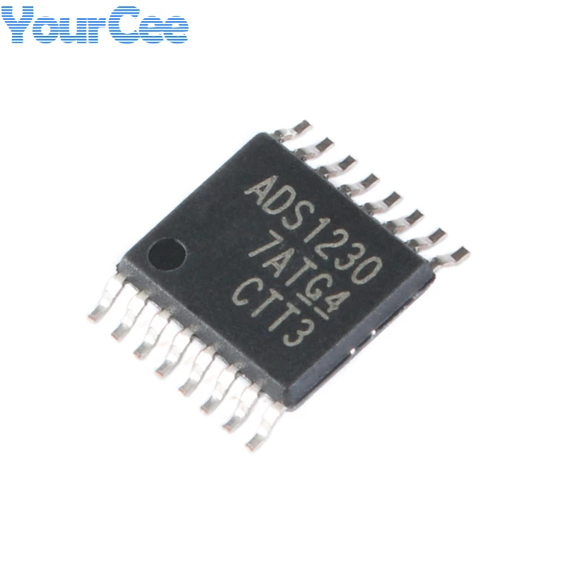 10 uds/1 unidad ADS1230IPWR ADS1230 1230IPWR ADS1230IPW TSSOP-16 Chip de conversión analógico a digital IC circuito integrado - imagen 3