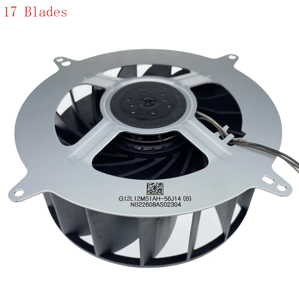 Ventilador de refrigeración de CPU interna para ordenador portátil, repuesto para Sony Playstation 5, PS5, 17 cuchillas, 23 aspas, 12047GA-12M-WB-01, G12L12MS1AH-56J14 - imagen 4