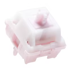 QTUO Interruptor Lineal MX para Teclado Mecánico – Pastel de Fresa
