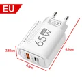 White EU Charger