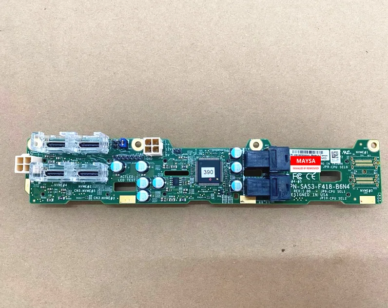 BPN-SAS3-F418-B6N4 plano posterior de disco duro con 4 puertos USB y 2 puertos SFF8643