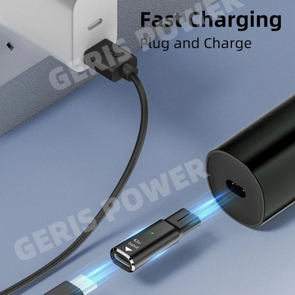 Adaptador de afeitadora USB C PD a DC 5V para Philips OneBlade QP2724 QP2834 QP1424 QP1924 QP4631 TypeC cargador convertidor Afeitadora eléctrica - imagen 3