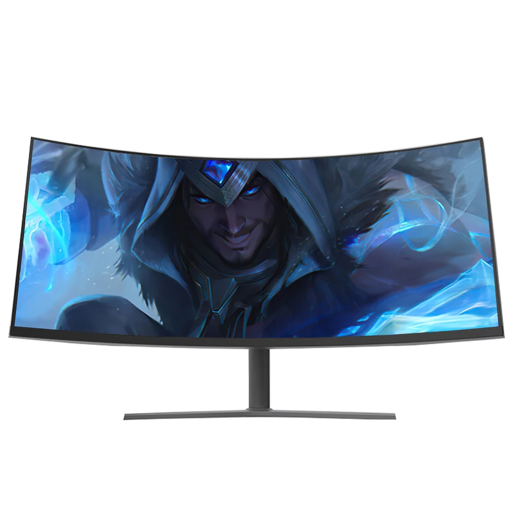 Monitores curvos para juegos 1800R de 34 pulgadas 4k 3440*1440 100/144Hz Monitor panel LGD pantalla de 34 "con pantalla de altavoz HDMI + DP - imagen 2
