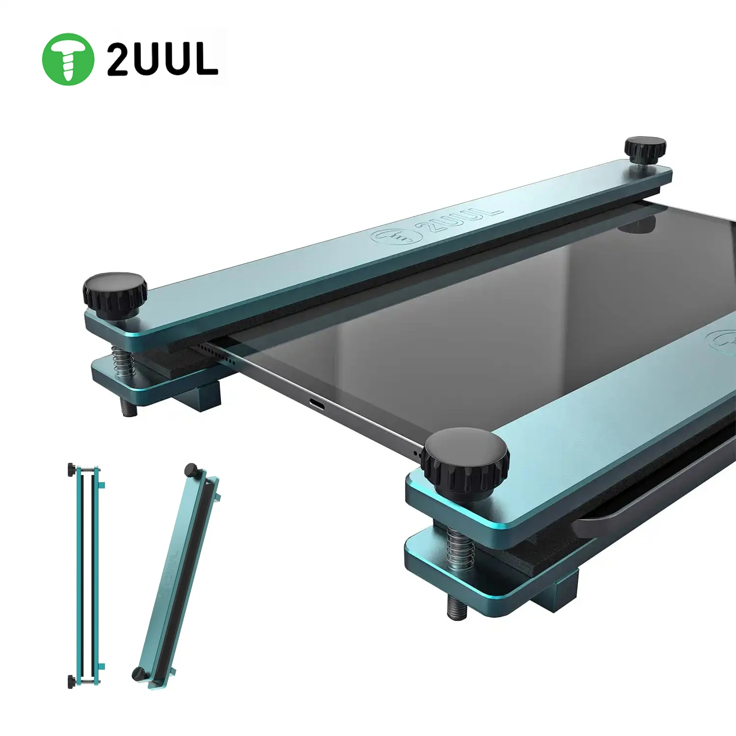 2UUL DA02 abrazadera de presión de fijación de pantalla Universal para IPhone, IPad, cubierta trasera de pantalla, reparación de vidrio, herramienta de abrazadera de prensado de repuesto