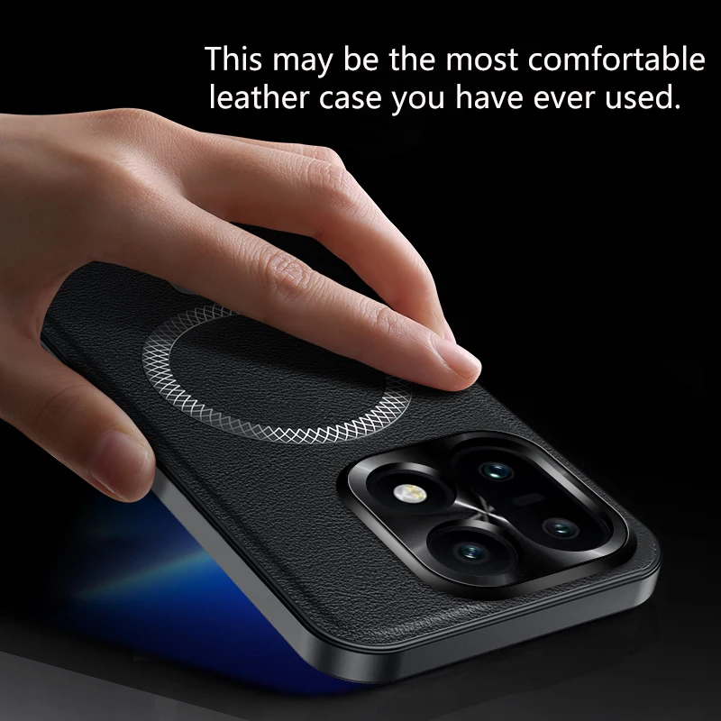 Funda magnética para Oneplus 15 1 + 15 6,78 pulgadas, funda de cuero suave a prueba de golpes Mag-safe, Protector de cámara totalmente metálico, Fundas para teléfono - imagen 5