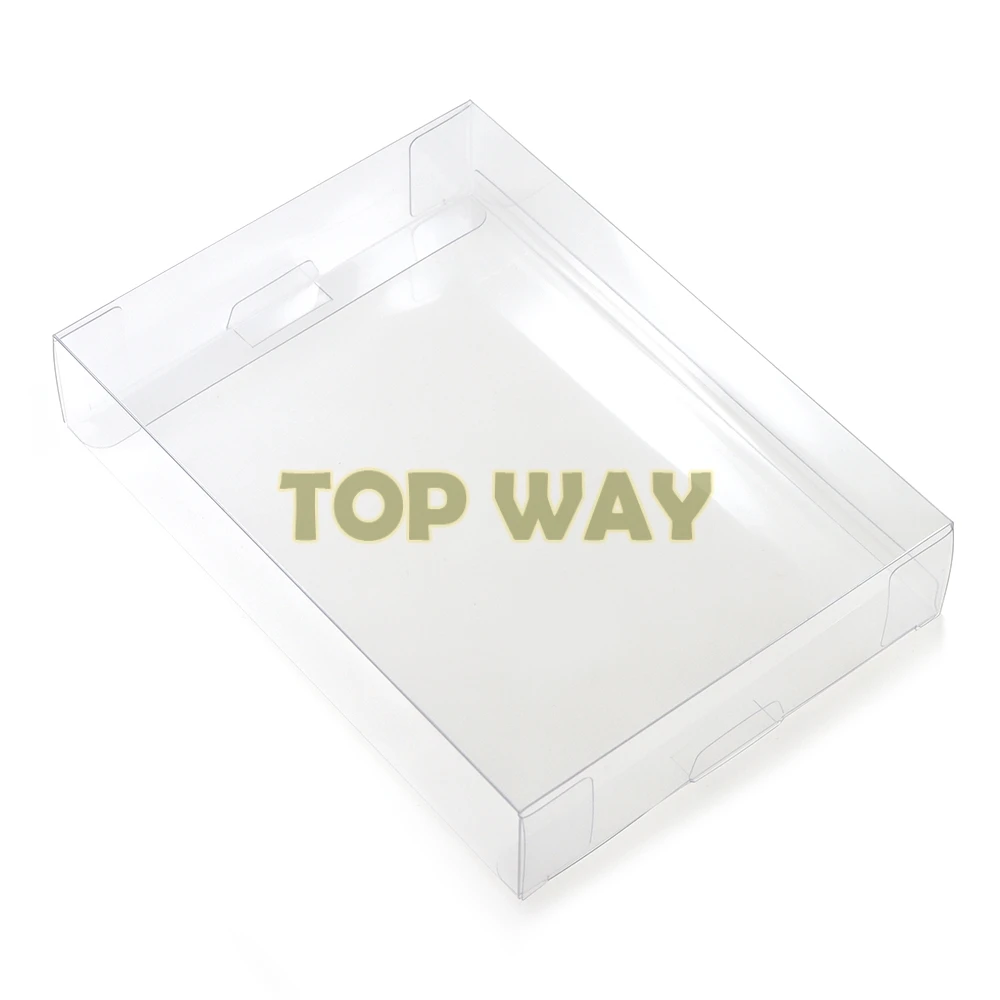 30 Uds transparente para Gameboy Advanve Color cartucho de juego caja protectora CIB juegos plástico PET para SNES N64 - imagen 5