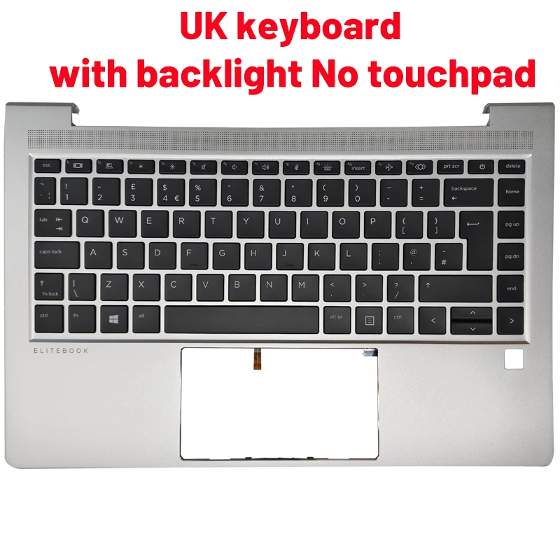 Nuevo para HP Elitebook 640 G10 US/UK/español/latino teclado del ordenador portátil funda reposamanos N45429-001 - imagen 5