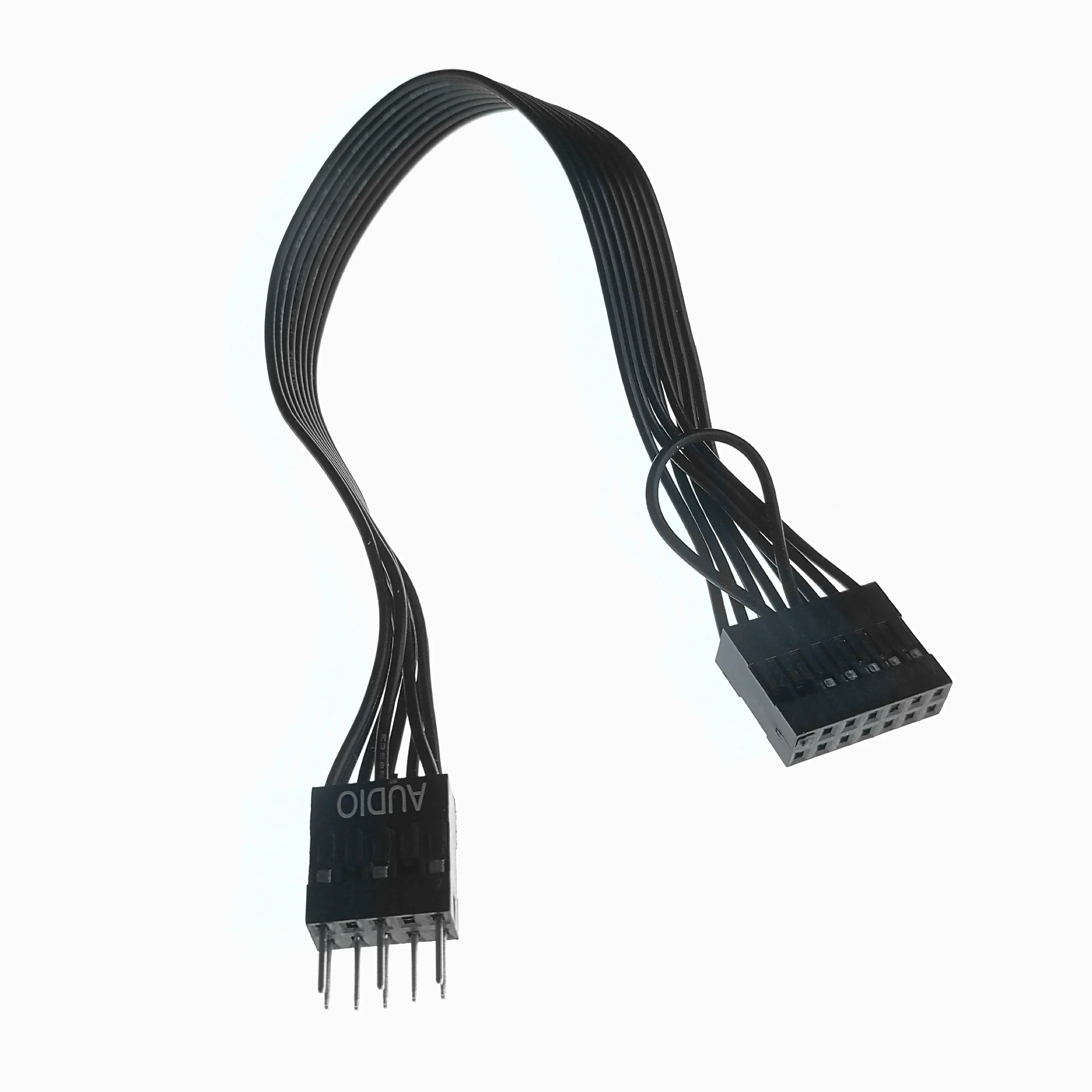10 unids/lote Cable convertidor de Audio HD de 13 pines hembra a 8 pines macho 22AWG para conexión de placa base Lenovo HOST Panel frontal 20cm - imagen 3