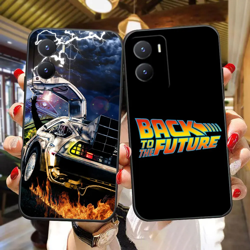 Funda de teléfono de Regreso al futuro para VIVO Y02 Y04 Y15S Y16 Y17 Y19 Y20 Y21 Y22S Y27 Y28 Y29 Y35 Y36 Y50 Y51 Y72 Y76 Y78 Y100