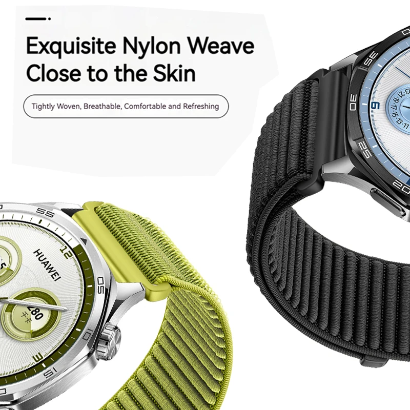 Correa de nailon con bucle de 22mm para Huawei watch GT5 GT4 GT3, correa de 46mm para HUAWEI WATCH 5 4 Pro, pulsera definitiva - imagen 4