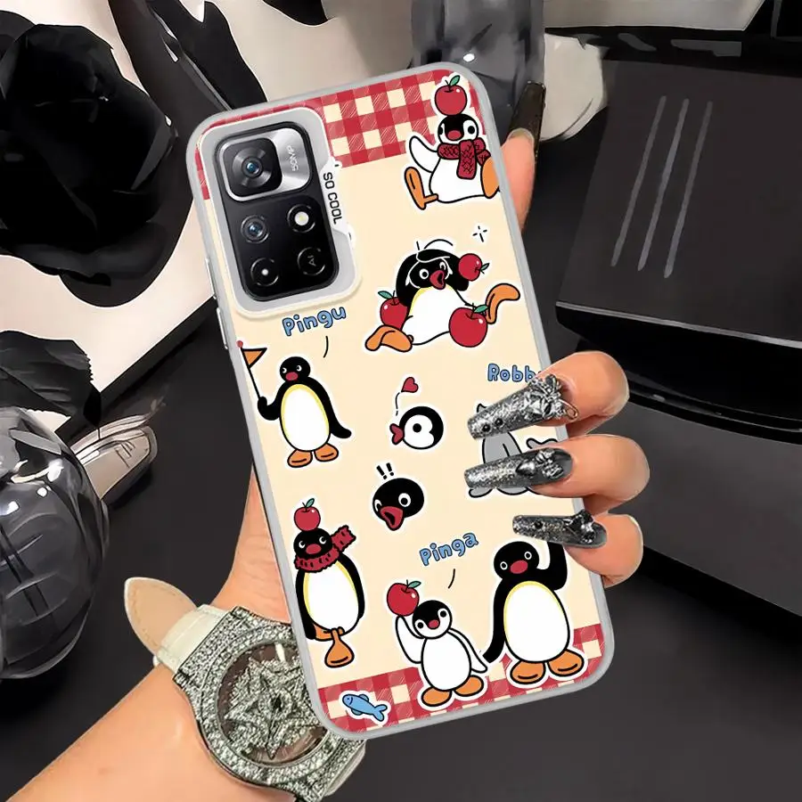 Funda P-ingu de dibujos animados para Xiaomi Mi 12T Pro 13T 11 Lite, funda trasera para teléfono - imagen 5