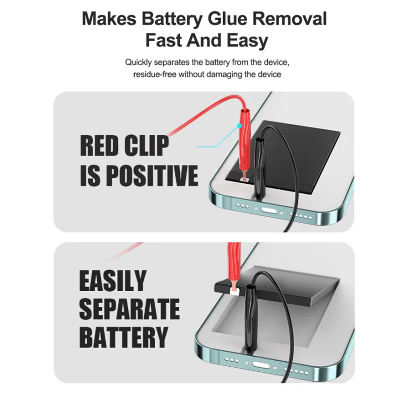 Cable de liberación rápida de batería RELIFE RL-910 para mantenimiento de teléfonos móviles, línea de separación rápida adhesiva de batería IP16 16E - imagen 2