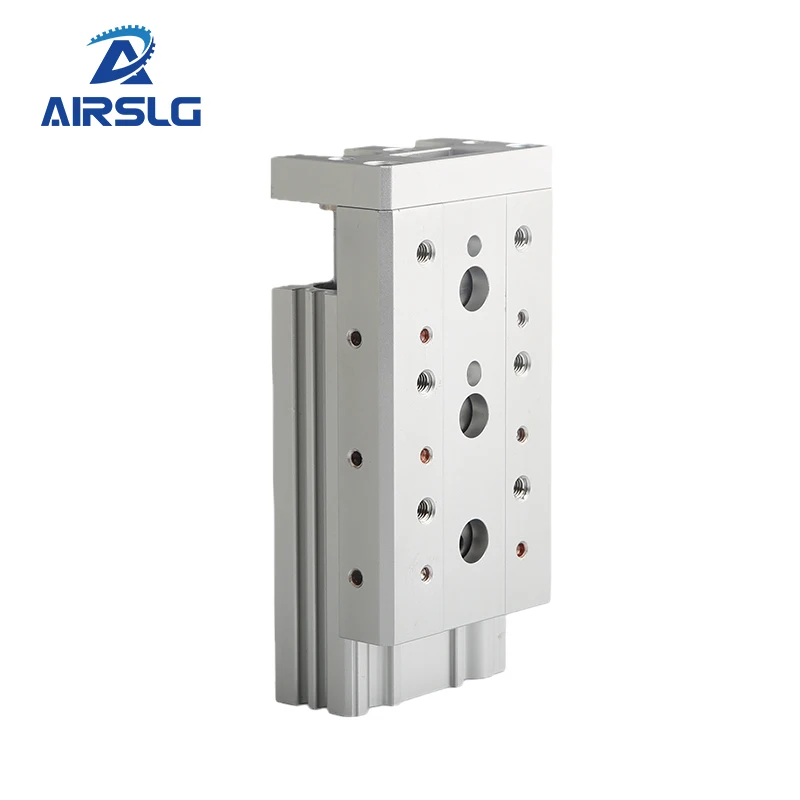 Cilindro neumático de mesa deslizante de aire marca AFR MXS6-10 MXS8-20 MXS12-30 MXS16-40 MXS20-50 MXS25-75 100 125 cilindro de aire deslizante de riel - imagen 5